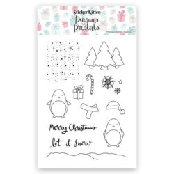 Penguins and Presents Photopolymer Stamps