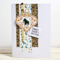 Dala Horse Designer Paper Pack Card
