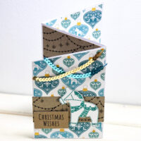 Dala Horse Designer Paper Pack Z Fold Card