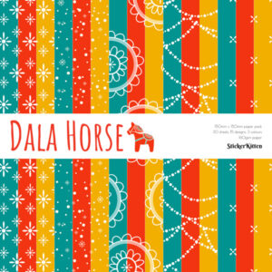 Dala Horse Basics Paper Pack