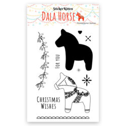 Dala Horse Photopolymer Stamps – Horses