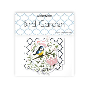 Bird Garden die cut ephemera