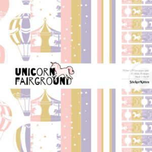 Unicorn Fairground basics paper pack pastel colours
