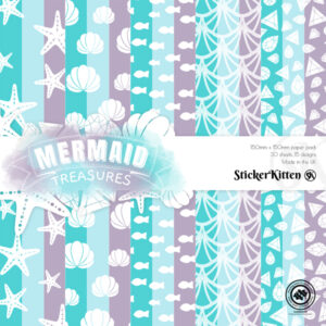StickerKitten Mermaid Treasures Basics Paper Pack