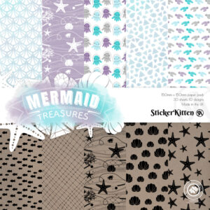 StickerKitten Mermaid Treasures Designer Paper Pack