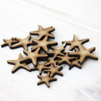 StickerKitten Mermaid Treasures Wooden Starfish Embellishments - all