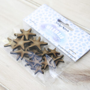 StickerKitten Mermaid Treasures Wooden Starfish Embellishments - in packet