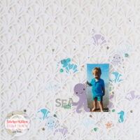 Mermaid Treasures Scallop Pattern Digital Cut File - Image 5