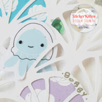 Mermaid Treasures Scallop Pattern Digital Cut File - Image 7