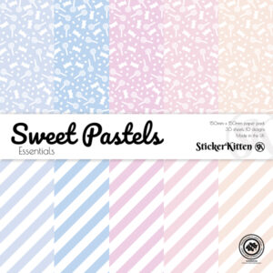 StickerKitten Sweet Pastels 6x6 paper pack