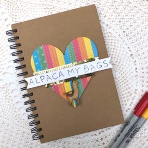 StickerKitten alpaca my bags travel journal