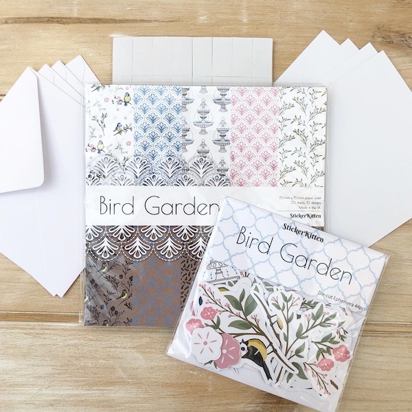 StickerKitten Bird Garden Cardmaking Kit