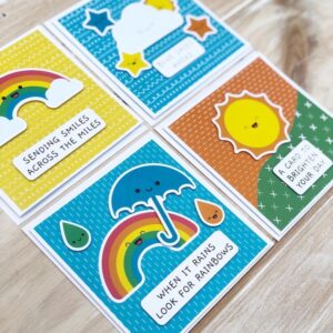 Rainbow Card Kit by StickerKitten