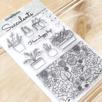 StickerKitten Succulents Photopolymer Stamps