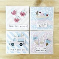 Sweet Pastels Ice Cream Card Kit - Image 2