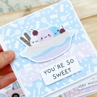 Sweet Pastels Ice Cream Card Kit - Image 4