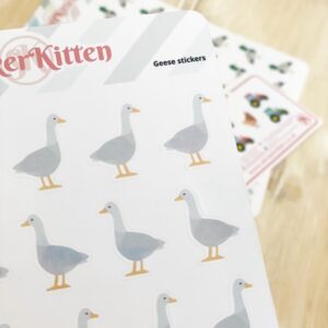 Geese stickers by StickerKitten