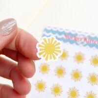 Sunshine stickers