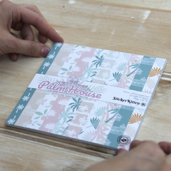 Palm House patterned papers by StickerKitten