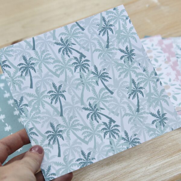 StickerKitten Palm House palm tree patterned paper