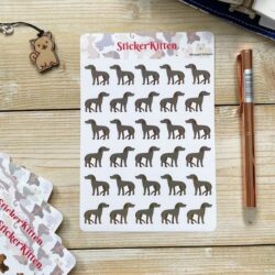 Whippet Stickers