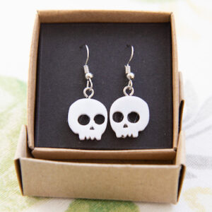 Skull earrings by StickerKitten