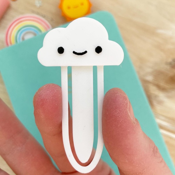 Cute cloud planner clip close up by StickerKitten