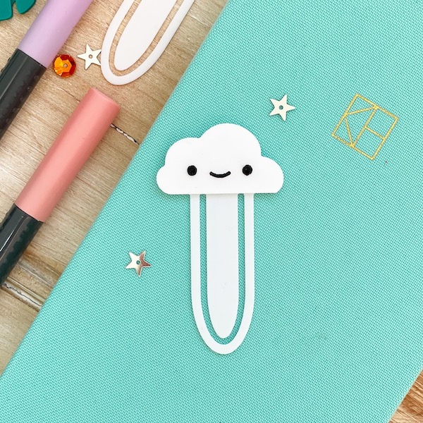 Cute cloud planner clip by StickerKitten