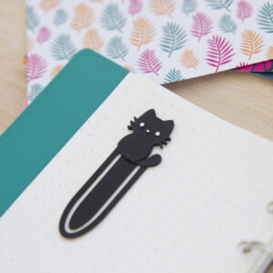 Black Cat Planner Clip on bullet journal page