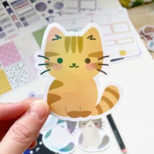 Cute Ginger Cat Sticker