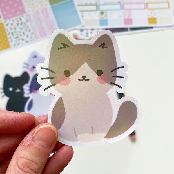 Cute Tawny Cat Sticker