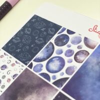 Planner stickers full box close up
