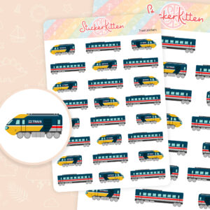 Passenger Train Stickers