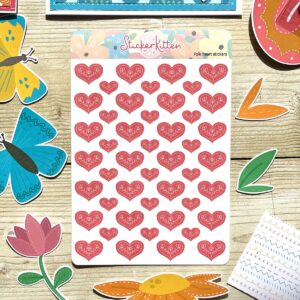 Folk Heart Stickers