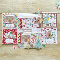 Gingerbread Christmas Card Making Kit – Craft Kits by StickerKitten UK