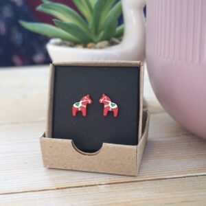 Dala Horse Earrings