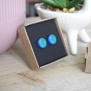 Planet Earth Earrings