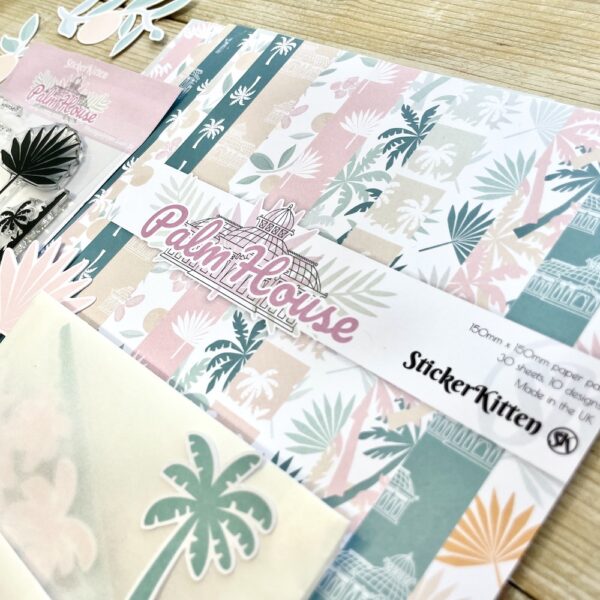 Palm House paper pack - 30 sheets, 6x6 inch