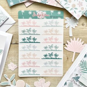 Palm Tree Scene Stickers