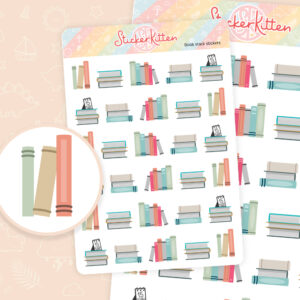 Book Stack Stickers