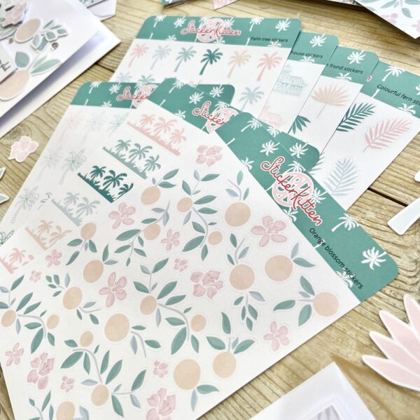 Palm House sticker bundle - tropical journal stickers