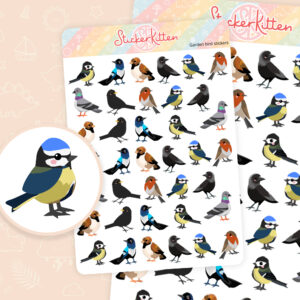 Garden Bird Stickers