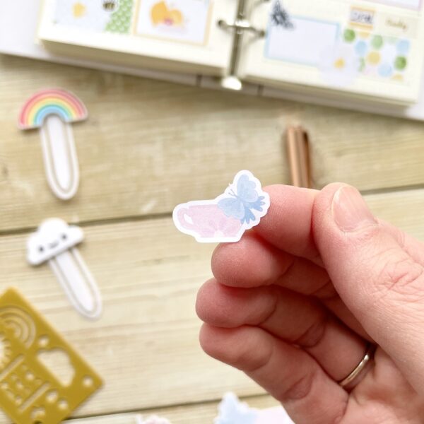 pretty teacup sticker