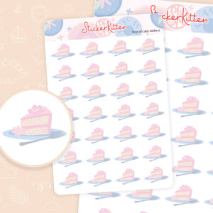 Slice of Cake Stickers