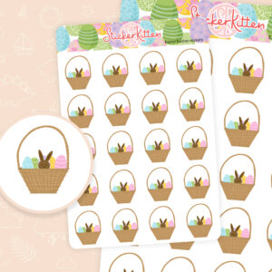 Easter Basket Stickers