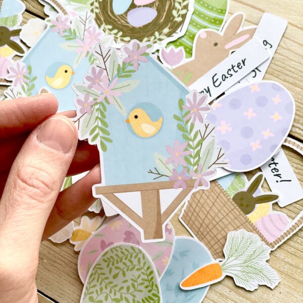 Bird house cute cardmaking topper