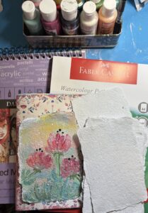 Handpainted Folk Floral Art Journal Workshop – Saturday 22nd March 2025