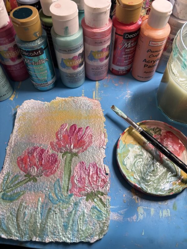 Handpainted Folk Floral Art Journal Workshop – Saturday 22nd March 2025 - Image 2