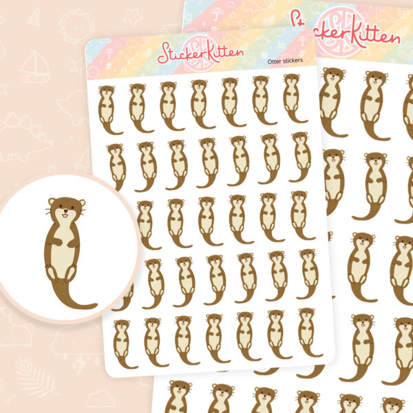 Otter stickers