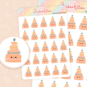 Celebration Cake Stickers